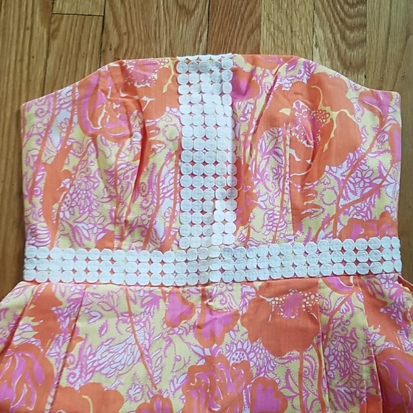 Lilly Pulizter strapless bubble hem dress - Picture 3 of 6